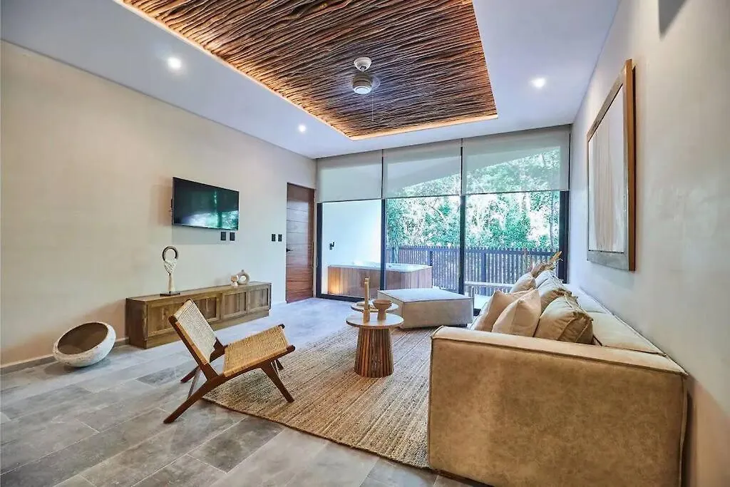 Kataleya Tulum By Zaazil - Spectacular Apartment In The Jungle, Up To 9 People , With Hot Tub And Spa In Luum Zama