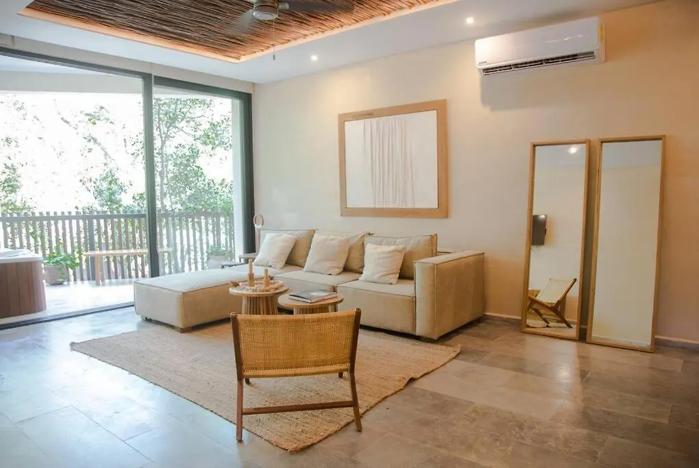 Kataleya Tulum By Zaazil - Spectacular Apartment In The Jungle, Up To 9 People , With Hot Tub And Spa In Luum Zama