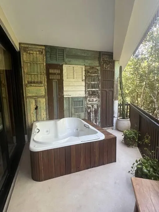 Kataleya Tulum By Zaazil - Spectacular Apartment In The Jungle, Up To 9 People , With Hot Tub And Spa In Luum Zama Mexico