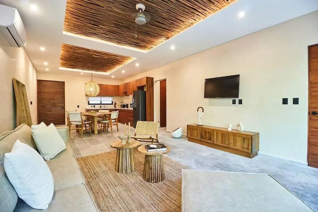 Kataleya Tulum By Zaazil - Spectacular Apartment In The Jungle, Up To 9 People , With Hot Tub And Spa In Luum Zama Mexico