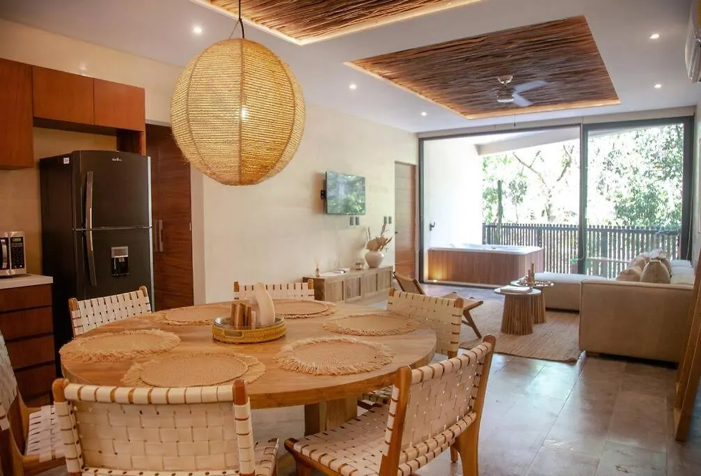 Kataleya Tulum By Zaazil - Spectacular Apartment In The Jungle, Up To 9 People , With Hot Tub And Spa In Luum Zama