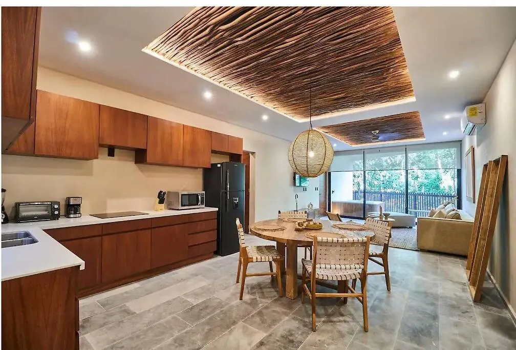 Kataleya Tulum By Zaazil - Spectacular Apartment In The Jungle, Up To 9 People , With Hot Tub And Spa In Luum Zama Mexico
